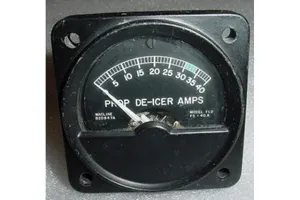 B20847A, FLD FS-40A, Beechcraft Prop De-Icer Amps Indicator